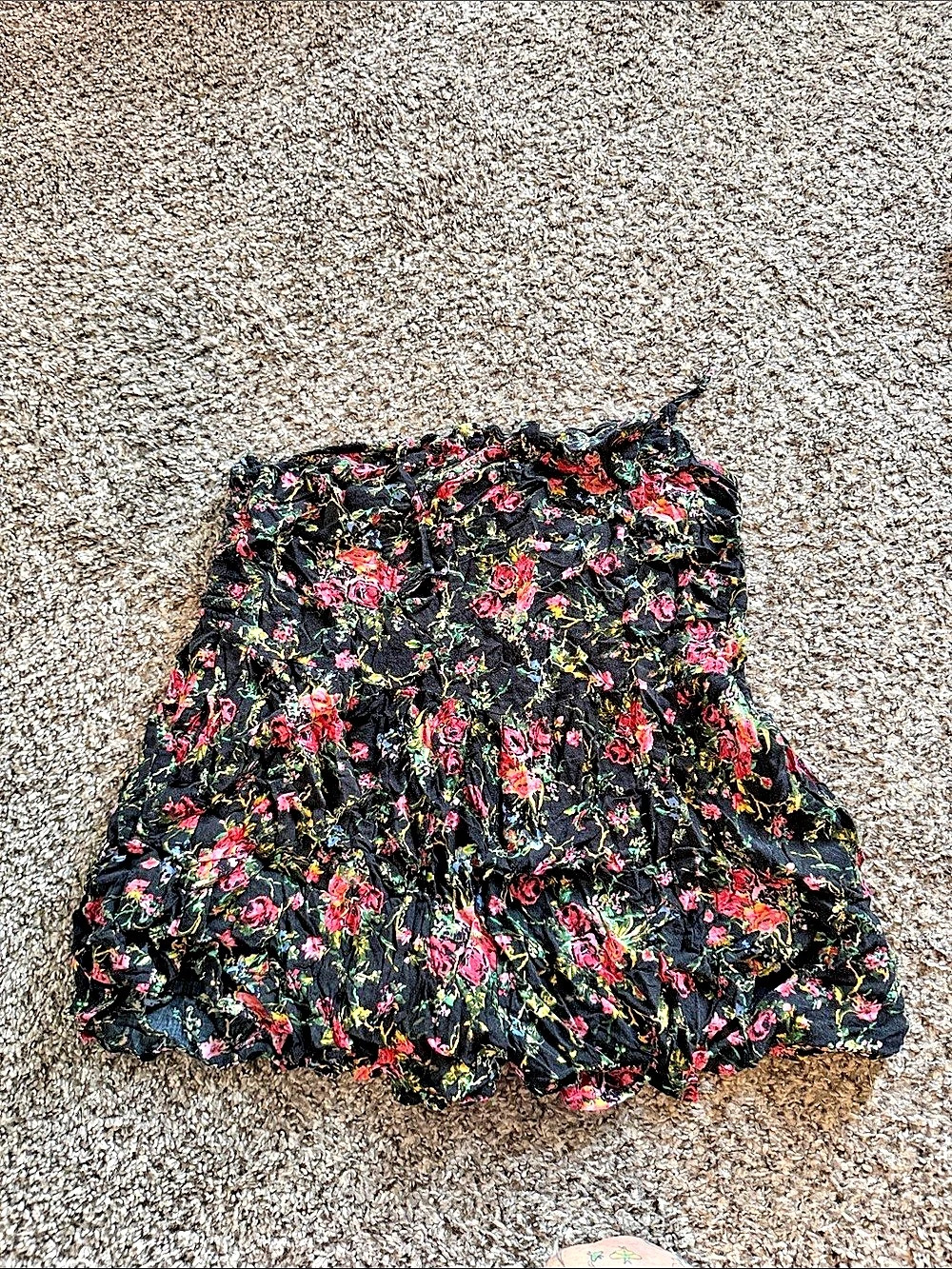 Floral Romper -worn